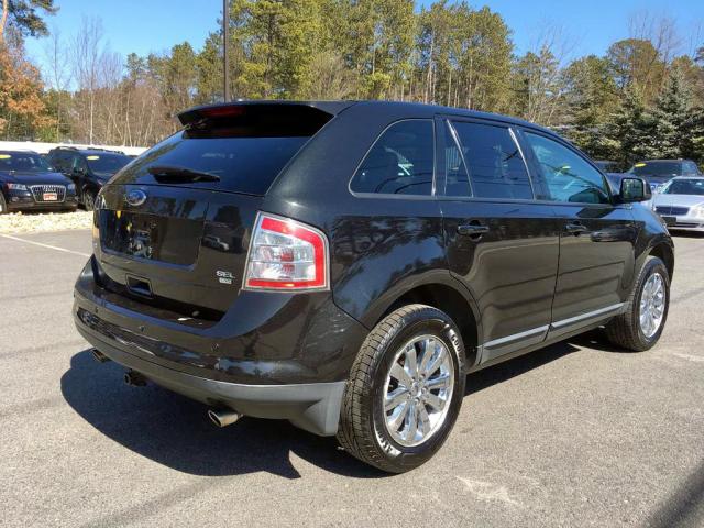 2FMDK4JC7ABA21628 - 2010 FORD EDGE SEL BLACK photo 3