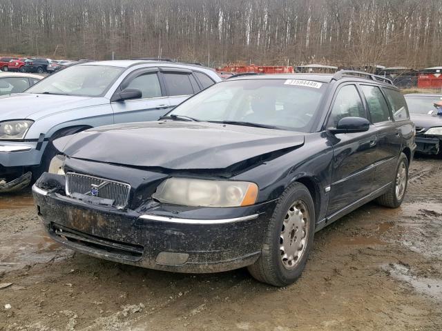 YV1SW592761535199 - 2006 VOLVO V70 2.5T BLACK photo 2