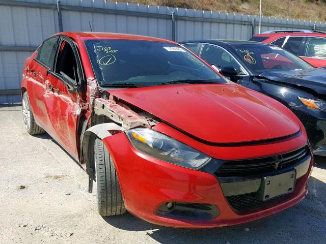 1C3CDFBB9GD530560 - 2016 DODGE DART SXT RED photo 1