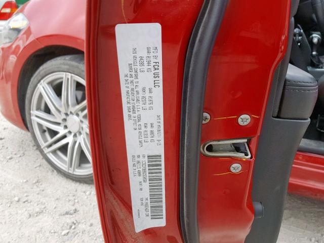 1C3CDFBB9GD530560 - 2016 DODGE DART SXT RED photo 10