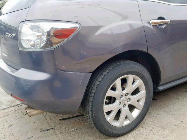 JM3ER293570165161 - 2007 MAZDA CX-7 GRAY photo 9