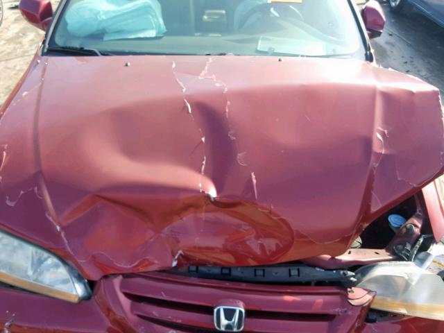 1HGCG56782A053182 - 2002 HONDA ACCORD SE MAROON photo 7