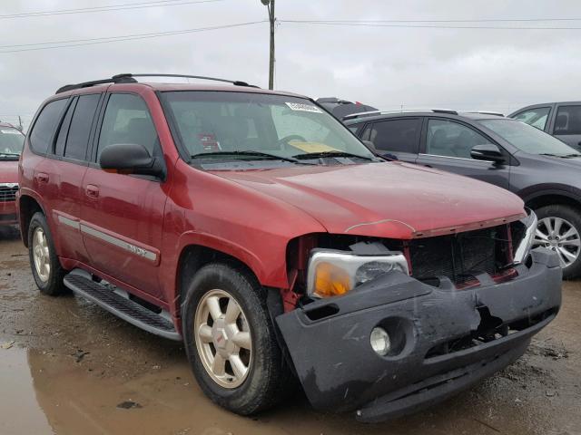 1GKDT13S622376483 - 2002 GMC ENVOY BURGUNDY photo 1