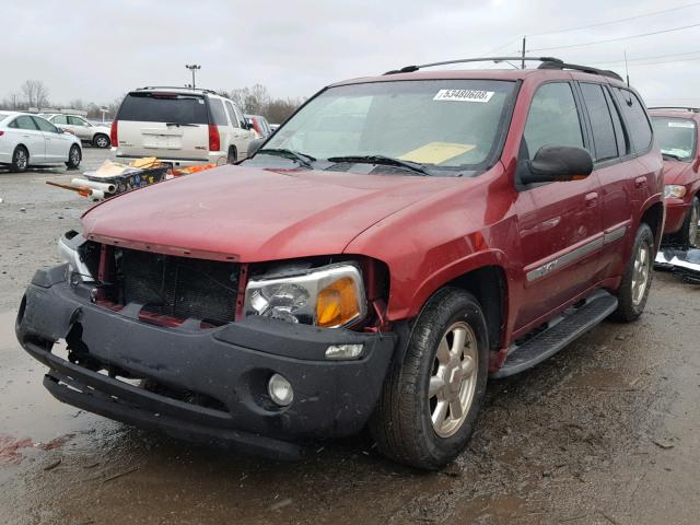 1GKDT13S622376483 - 2002 GMC ENVOY BURGUNDY photo 2