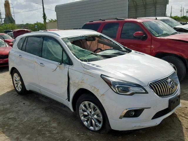 LRBFX1SA2JD027727 - 2018 BUICK ENVISION E WHITE photo 1