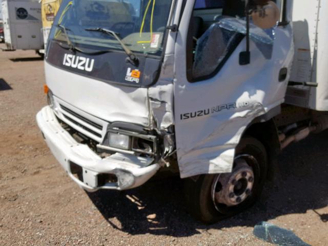 4KLC4B1R81J803726 - 2001 ISUZU NPR WHITE photo 9