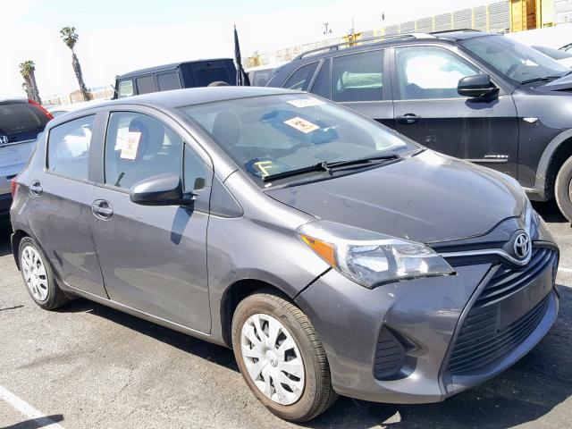 VNKKTUD36GA066009 - 2016 TOYOTA YARIS L GRAY photo 1