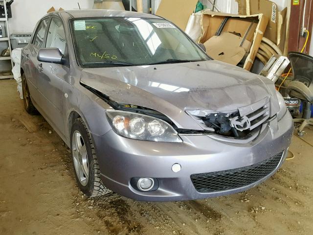 JM1BK143461522632 - 2006 MAZDA 3 HATCHBAC GRAY photo 1