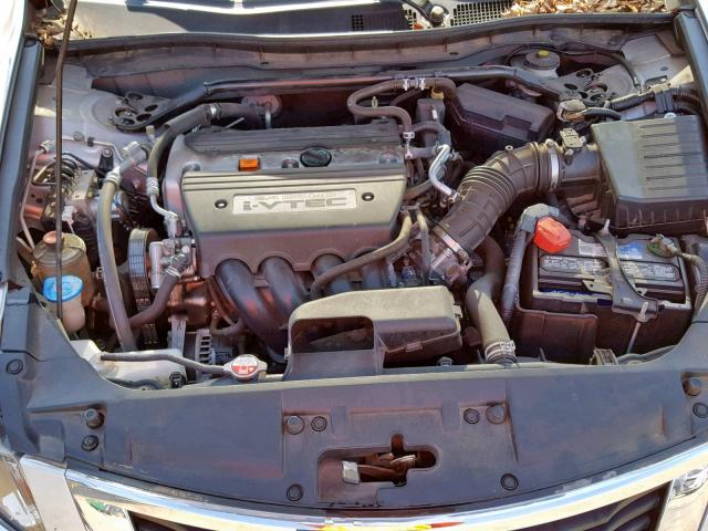 JHMCP26818C048990 - 2008 HONDA ACCORD EXL SILVER photo 7