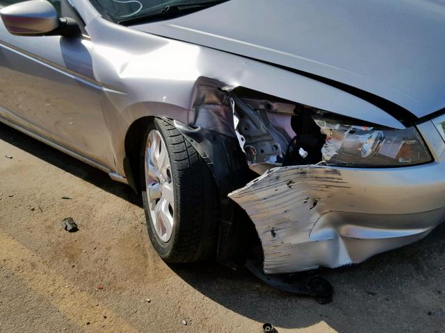 JHMCP26818C048990 - 2008 HONDA ACCORD EXL SILVER photo 9