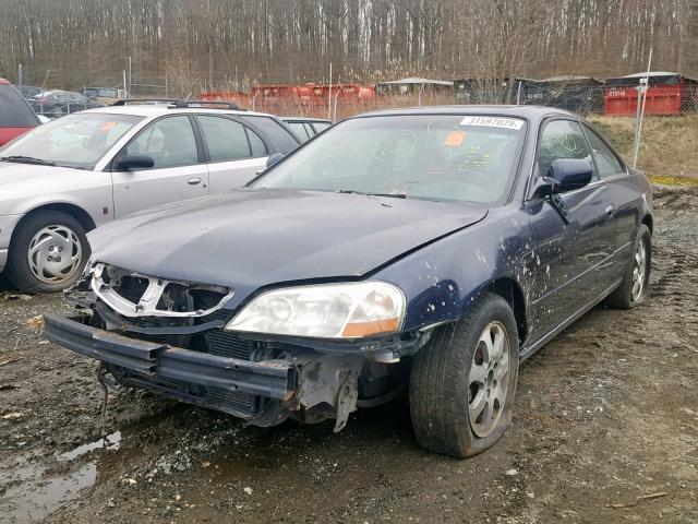 19UYA42411A038809 - 2001 ACURA 3.2CL BLUE photo 2