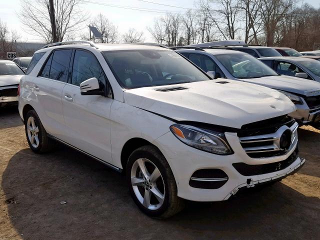 4JGDA5HB6JB165621 - 2018 MERCEDES-BENZ GLE 350 4M WHITE photo 1