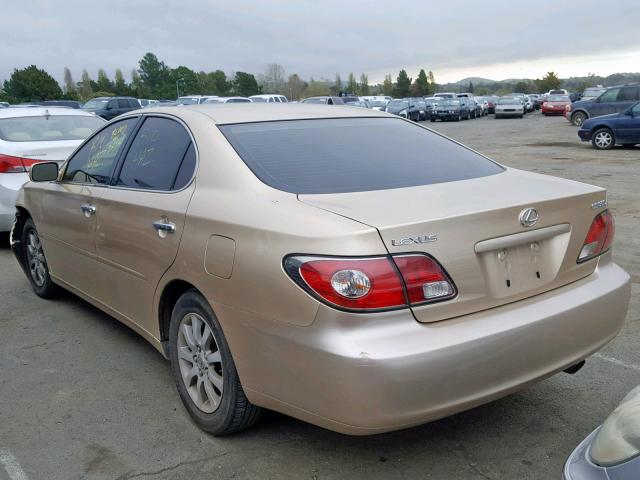 JTHBF30G820061197 - 2002 LEXUS ES 300 GOLD photo 3