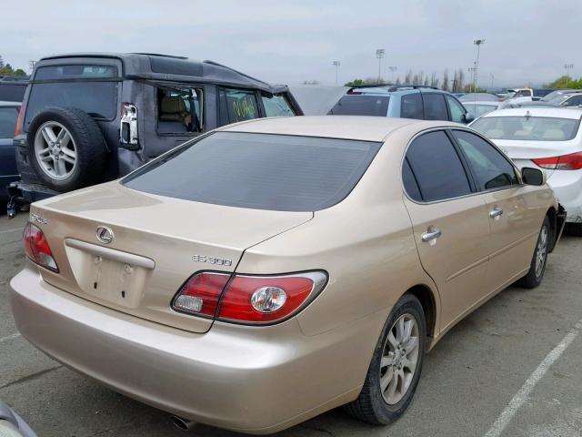 JTHBF30G820061197 - 2002 LEXUS ES 300 GOLD photo 4