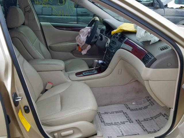 JTHBF30G820061197 - 2002 LEXUS ES 300 GOLD photo 5