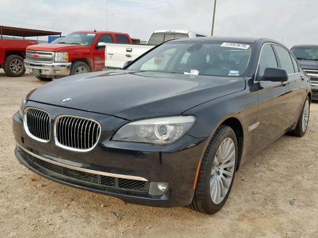 WBAKC8C53CC436492 - 2012 BMW 750 LI BLACK photo 2