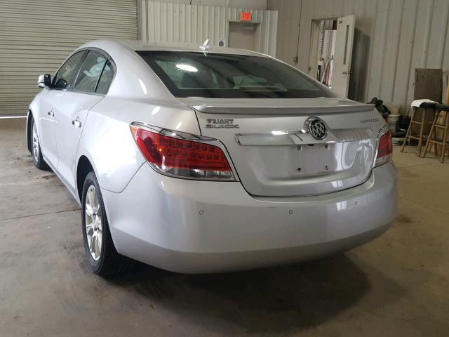 1G4GC5ER0DF286358 - 2013 BUICK LACROSSE SILVER photo 3