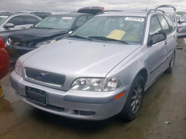 YV1VW29511F717840 - 2001 VOLVO V40 1.9T SILVER photo 2