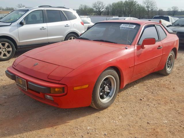 WP0AA0940DN459786 - 1983 PORSCHE 944 RED photo 2