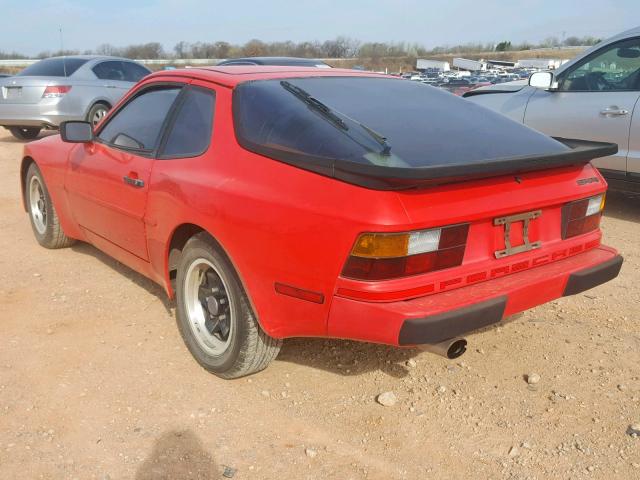 WP0AA0940DN459786 - 1983 PORSCHE 944 RED photo 3