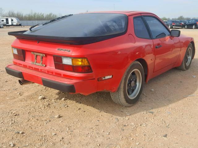 WP0AA0940DN459786 - 1983 PORSCHE 944 RED photo 4