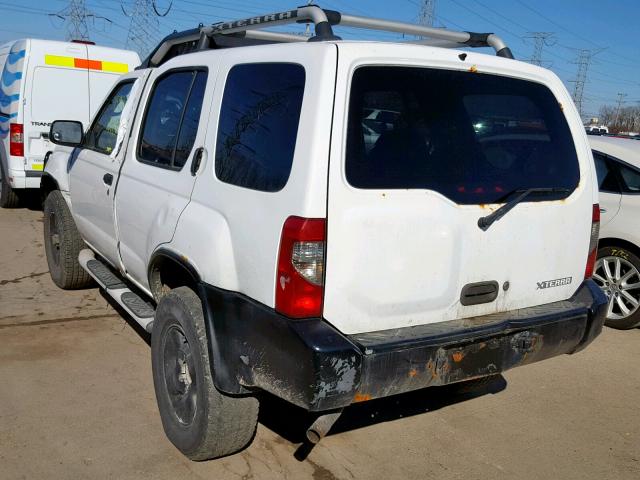 5N1ED28Y52C552736 - 2002 NISSAN XTERRA XE WHITE photo 3