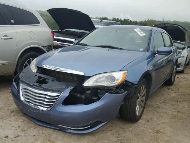 1C3BC1FB7BN607943 - 2011 CHRYSLER 200 TOURIN BLUE photo 2