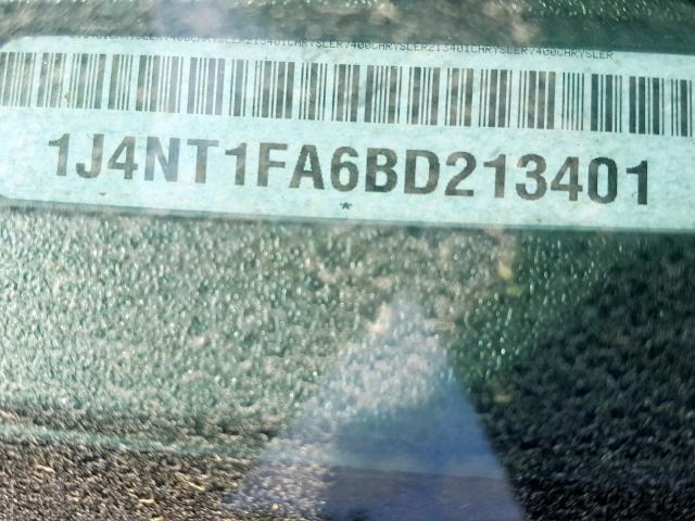 1J4NT1FA6BD213401 - 2011 JEEP COMPASS SP Күміс фото 10