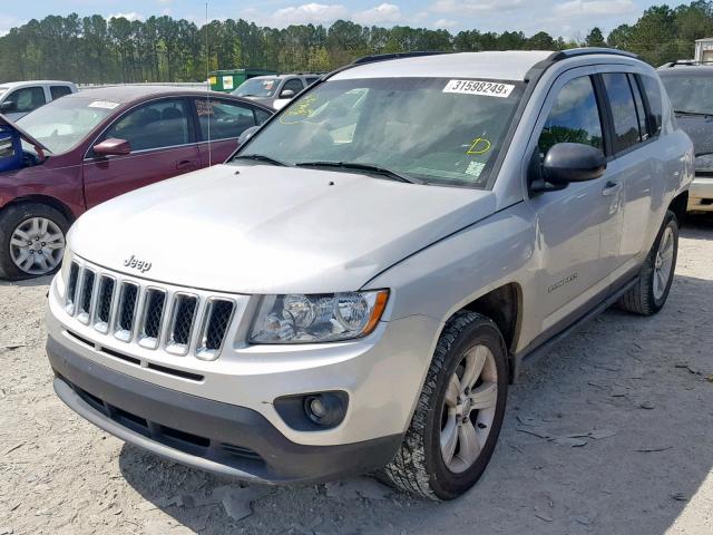 1J4NT1FA6BD213401 - 2011 JEEP COMPASS SP Күміс фото 2