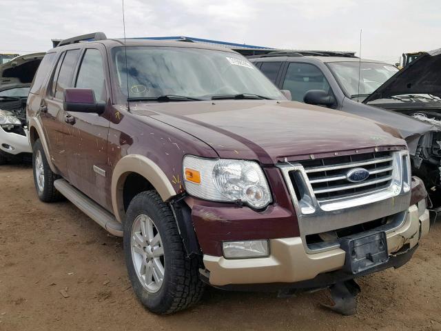 1FMEU74E58UB22152 - 2008 FORD EXPLORER E BURGUNDY photo 1