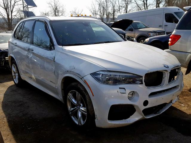 5UXKR6C55H0J84208 - 2017 BMW X5 XDRIVE5 WHITE photo 1