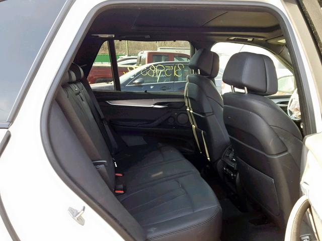 5UXKR6C55H0J84208 - 2017 BMW X5 XDRIVE5 WHITE photo 6