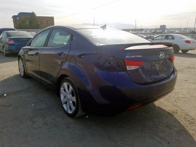 5NPDH4AE0DH218279 - 2013 HYUNDAI ELANTRA GLS  photo 3