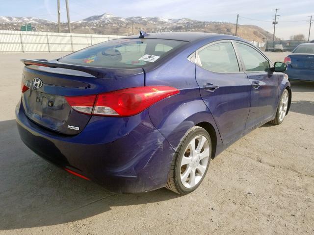 5NPDH4AE0DH218279 - 2013 HYUNDAI ELANTRA GLS  photo 4