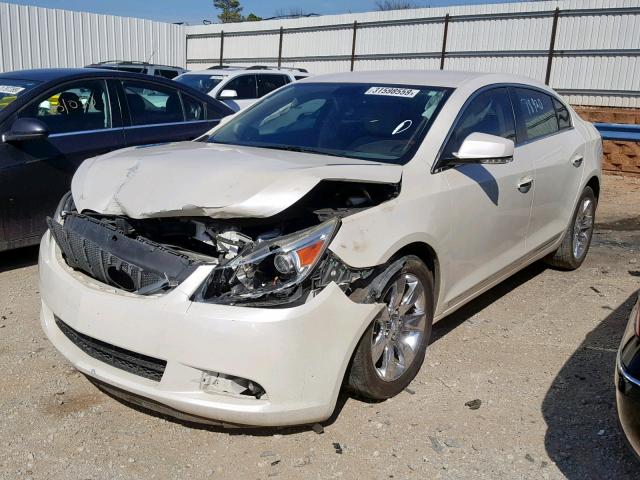 1G4GE5GD6BF308839 - 2011 BUICK LACROSSE C WHITE photo 2