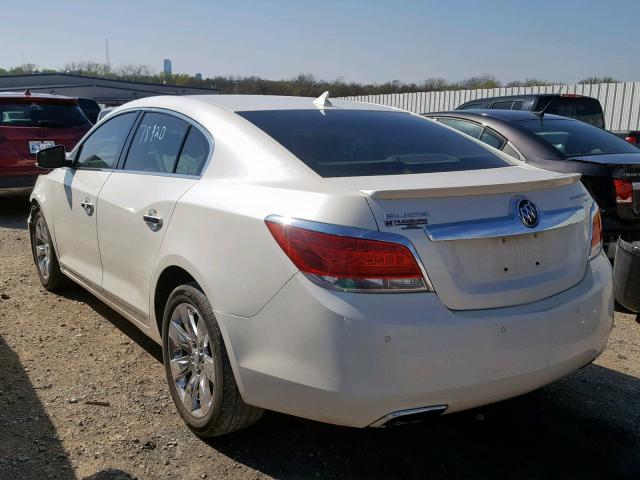 1G4GE5GD6BF308839 - 2011 BUICK LACROSSE C WHITE photo 3