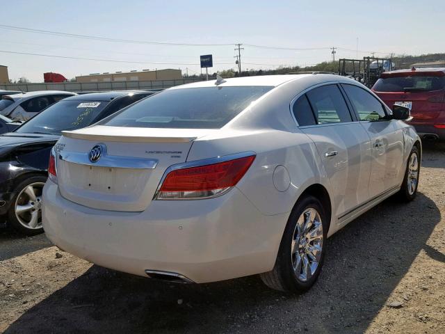 1G4GE5GD6BF308839 - 2011 BUICK LACROSSE C WHITE photo 4