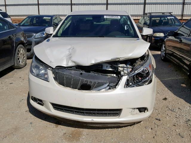 1G4GE5GD6BF308839 - 2011 BUICK LACROSSE C WHITE photo 7