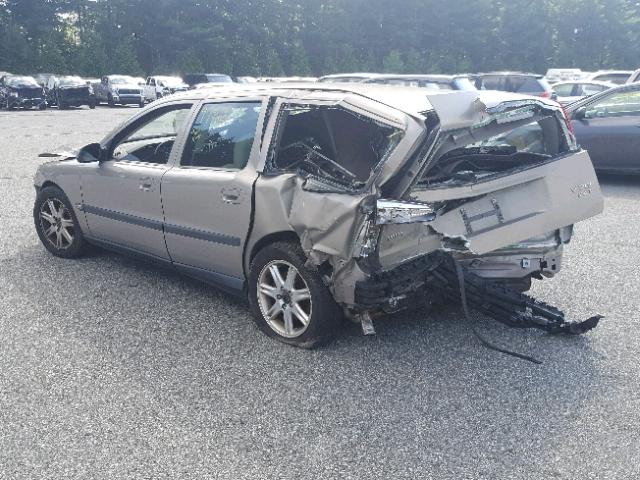 YV1SW58D221247281 - 2002 VOLVO V70 2.4T BEIGE photo 3