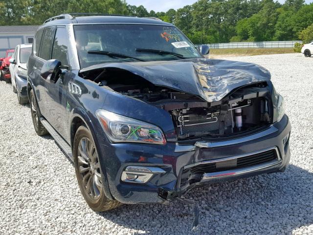 JN8AZ2NE2H9155817 - 2017 INFINITI QX80 BASE BLUE photo 1