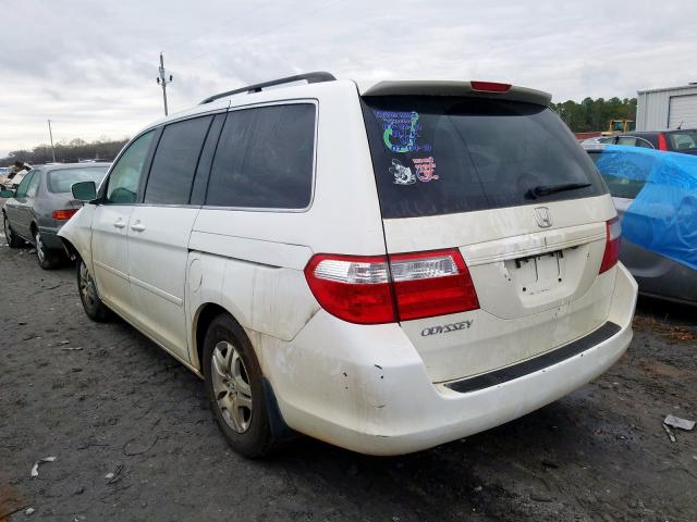 5FNRL38727B086103 - 2007 HONDA ODYSSEY EXL  photo 3