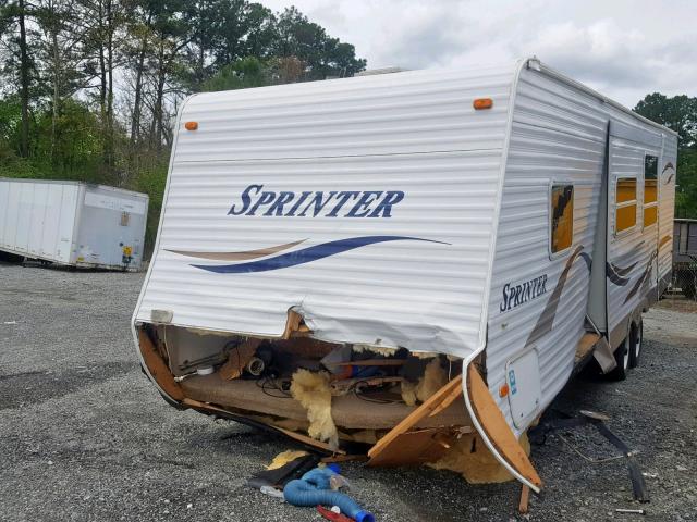 4YDT291226A227332 - 2006 KEYSTONE SPRINTER WHITE photo 2