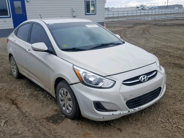 KMHCT4AE1HU196973 - 2017 HYUNDAI ACCENT SE CREAM photo 1