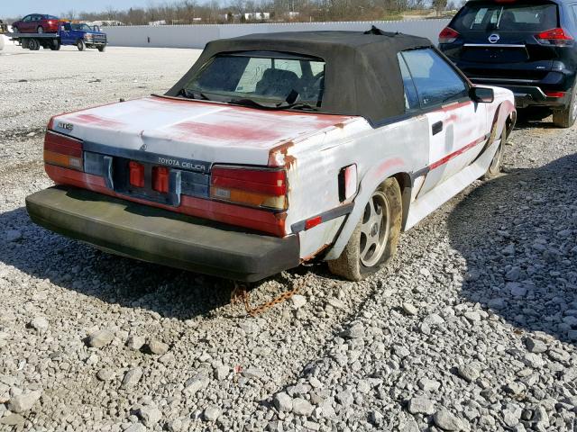 JT5RA65K7F4047685 - 1985 TOYOTA CELICA GT- RED photo 4