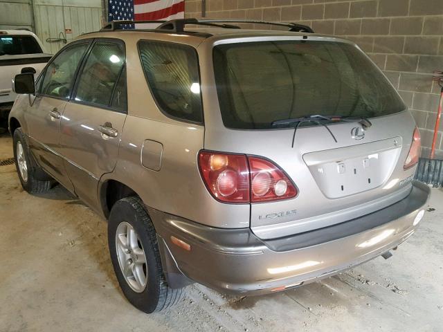 JT6HF10U1X0057822 - 1999 LEXUS RX 300 TAN photo 3