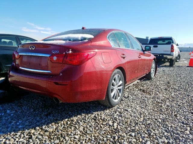 JN1BV7AR4EM689754 - 2014 INFINITI Q50 BASE  photo 4