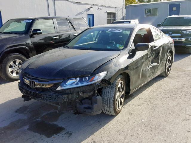 1HGCT1B39HA002323 - 2017 HONDA ACCORD LX- BLACK photo 2