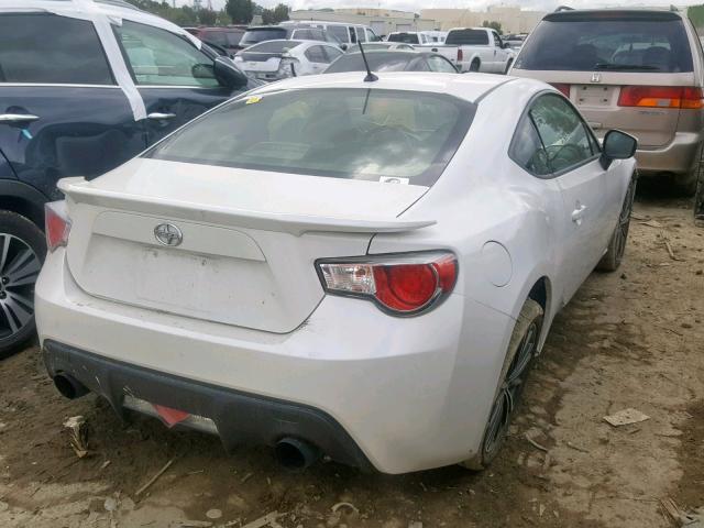 JF1ZNAA14D1722406 - 2013 TOYOTA SCION FR-S WHITE photo 4