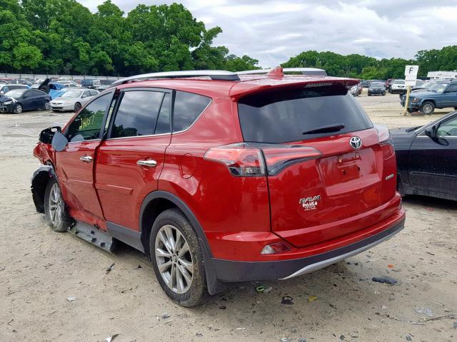 2T3YFREV9HW401824 - 2017 TOYOTA RAV4 LIMIT RED photo 3