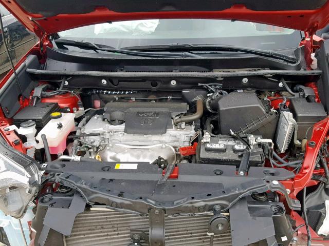 2T3YFREV9HW401824 - 2017 TOYOTA RAV4 LIMIT RED photo 7